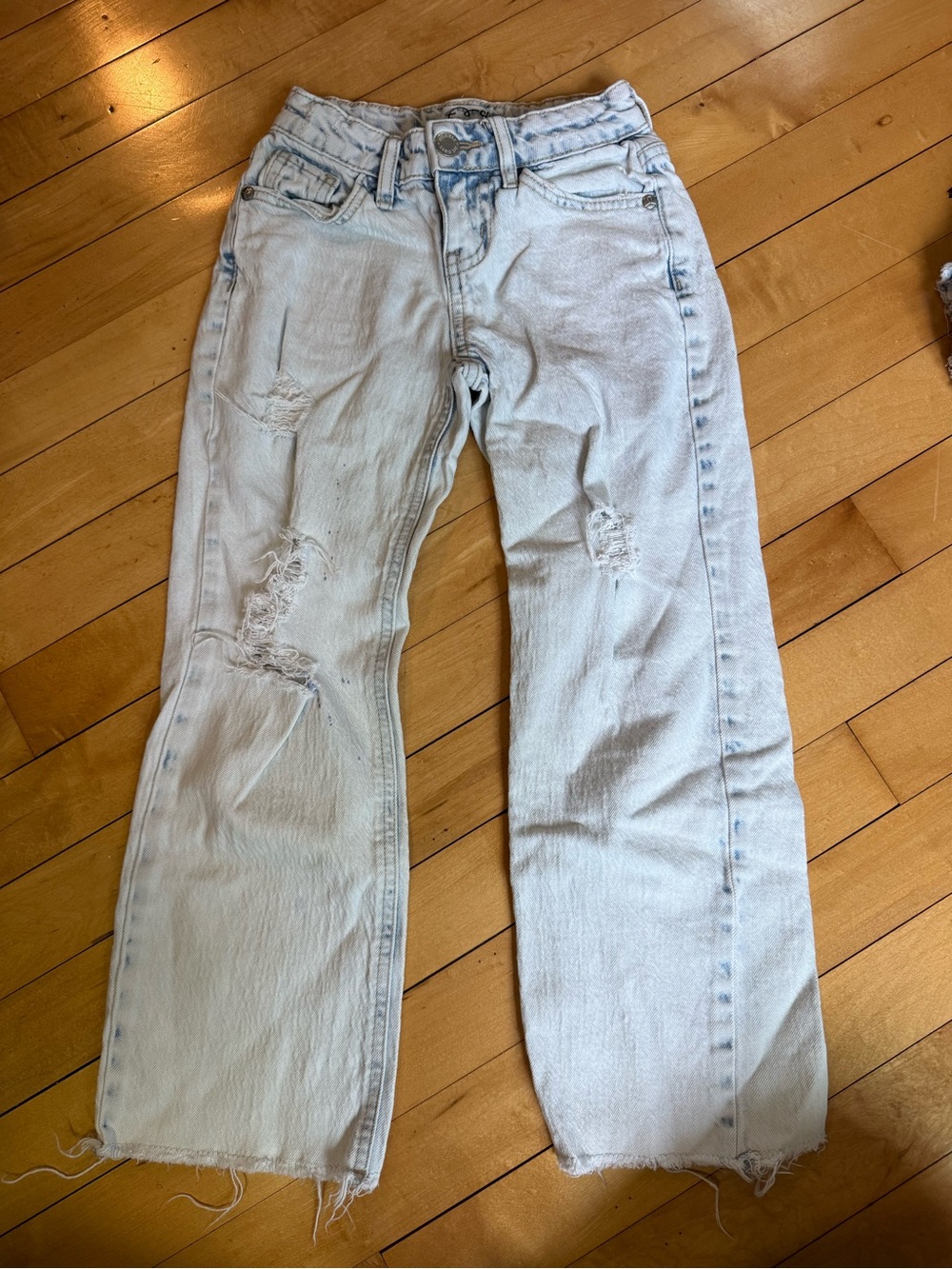 Art Class distressed bleached jeans